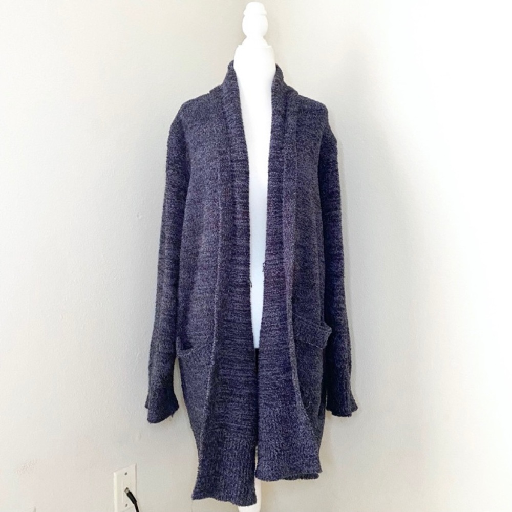 barefoot dreams - cali open cardigan sweater cozychic fuzzy cozy oversized